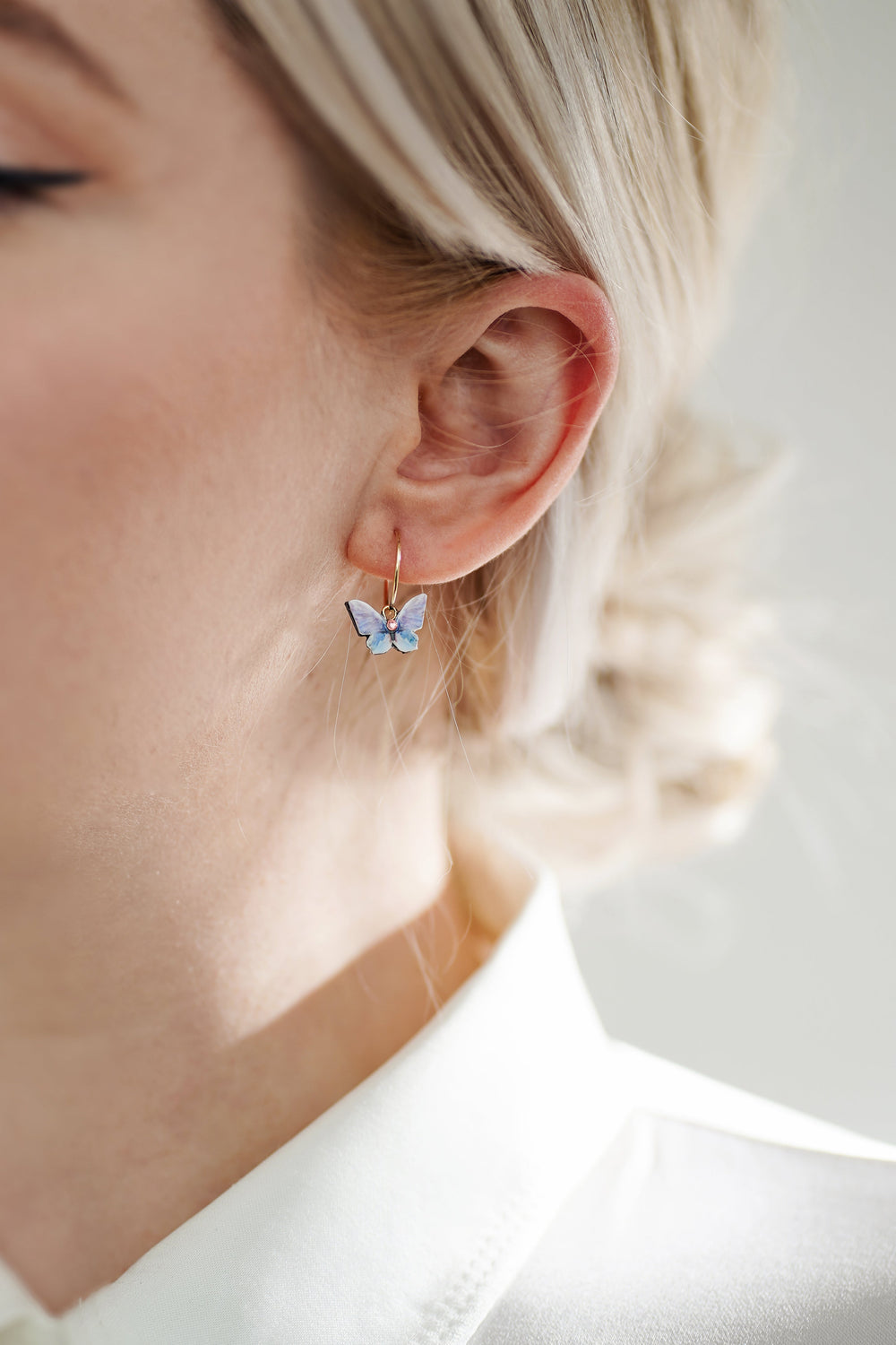 Guardian Angel Earrings (925 silver / golden)