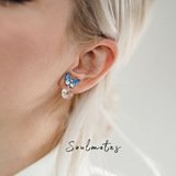 KUMA liblikas kõrvarõngad x KUMA käsitöö šokolaadi kinkekomplekt