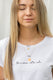 Kaelakee "Armastan" süda (kuldne)