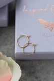 Heartbeat Earrings (silver / golden)