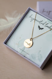 Necklace "Armastan" Heart (golden)