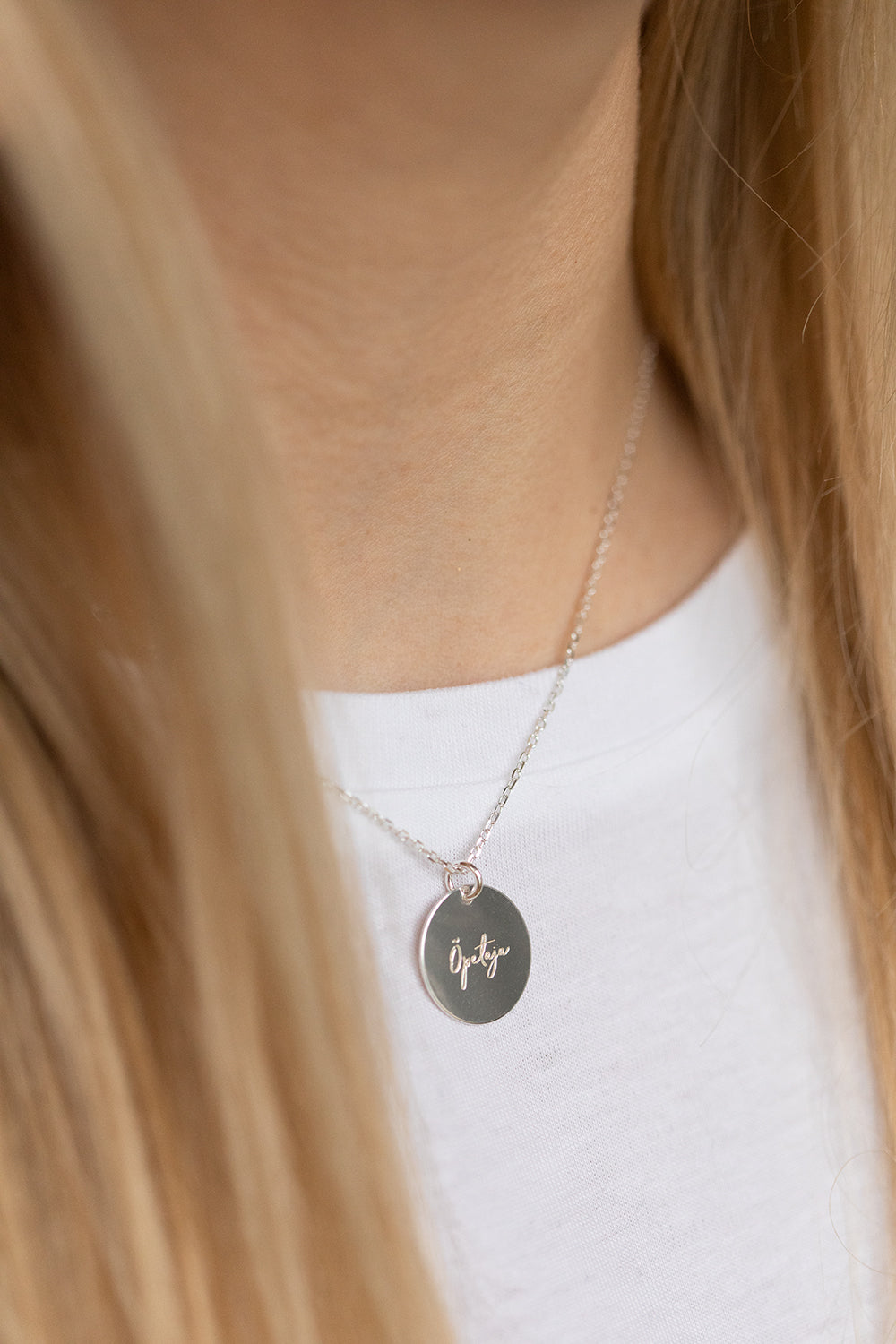 Necklace "Õpetaja" (silver)
