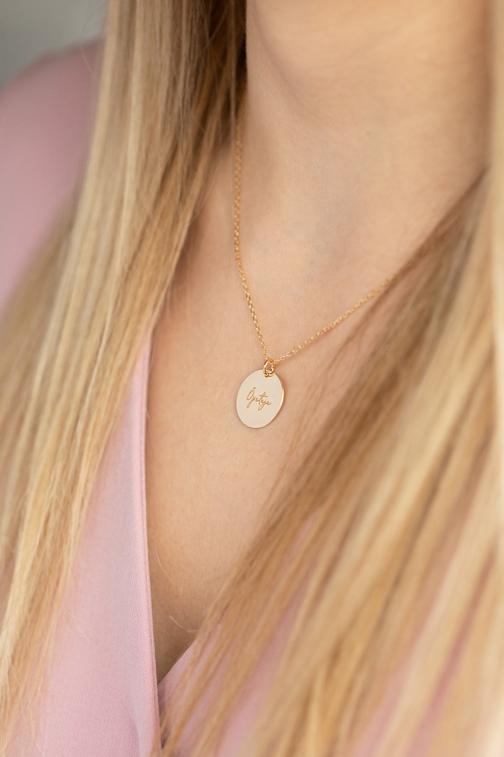 Necklace "Õpetaja" (golden)