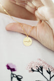 Necklace "Armastan" Rose (golden)