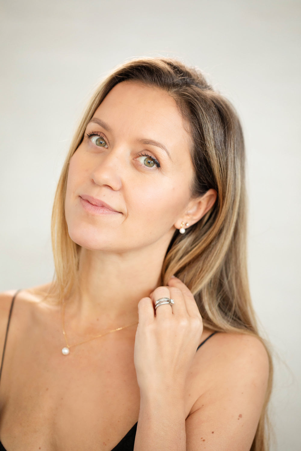Necklace "Pärlipüüdja" (silver / golden)