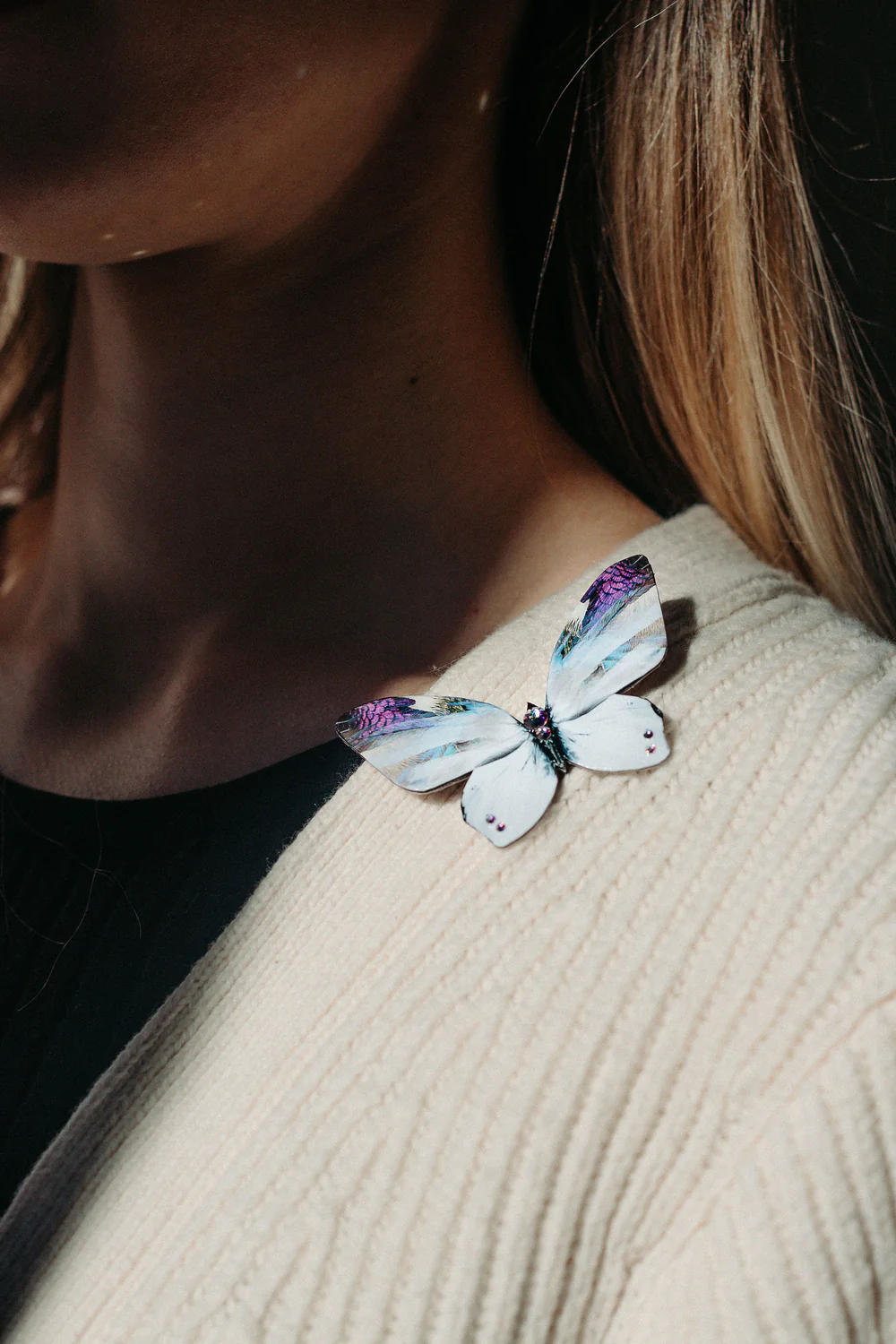 Unelind Butterfly Brooch