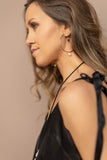 Hoops XL Earrings with Pearl (silver / golden)