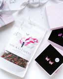 KUMA Butterfly Earrings x KUMA organic tea Gift Set