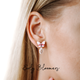 KUMA Butterfly Earrings x KUMA organic tea Gift Set