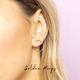 KUMA Silver Earrings x KUMA chocolate Gift Set