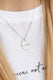 Necklace "Armastan" Heart (silver)