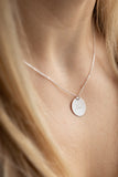 Necklace "Ema" (silver)
