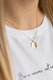 Necklace "Ema" (golden)