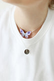 Necklace "Armastan" Rose (silver)
