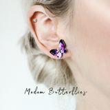 KUMA Butterfly Earrings x KUMA organic tea Gift Set