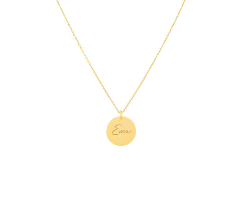 Necklace "Ema" (golden)