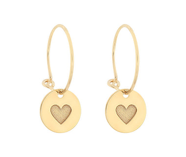 Heartbeat Earrings (silver / golden)