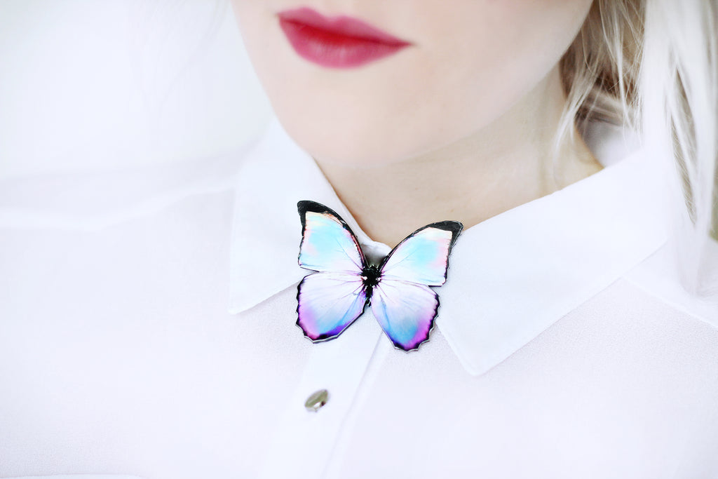 Live and Let Fly – Butterfly Brooches Perfect for Evening Attire.