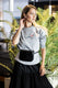 Dancing birds embroidered sweatshirt Grey