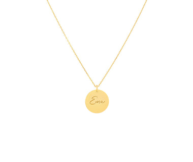 Necklace "Ema" (golden)