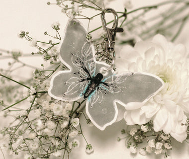 Dreamy Ivy Reflective Butterfly