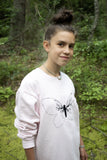 Butterfly embroidered sweatshirt - KUMA Design Store