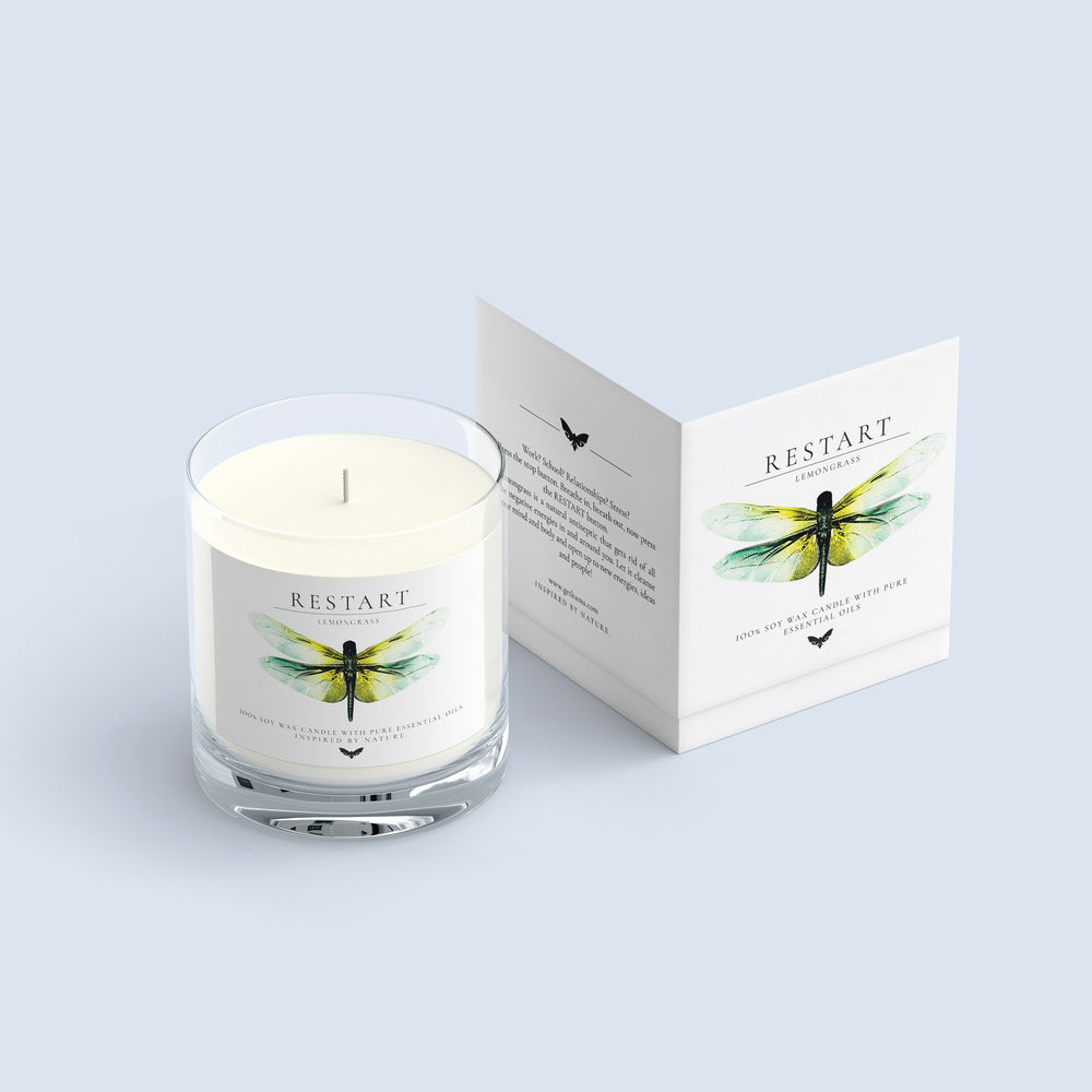 KUMA Restart candle (lemongrass) - KUMA Design Store