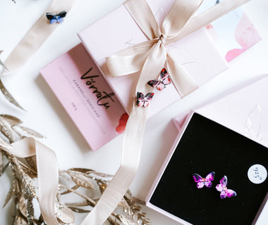 KUMA Butterfly Earrings x KUMA chocolate Gift Set