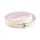 Baby Pink-Beige Leather Wristband - KUMA Design Store