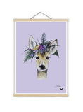 Wall print "Bambi" by Mari Ojasaar (with print hangers) - KUMA Design Store