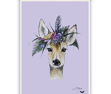 Wall print "Bambi" by Mari Ojasaar (with print hangers)