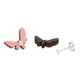 Butterfly Effect Black-Gold Earrings - KUMA Design Store