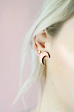 Moonchildren Green-Pink Earrings - KUMA Design Store