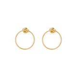 Golden Hoops Earrings - KUMA Design Store