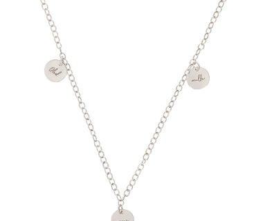 Necklace "Oled armas mulle" (silver)