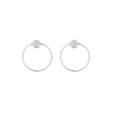 Silver Hoops Earrings - KUMA Design Store