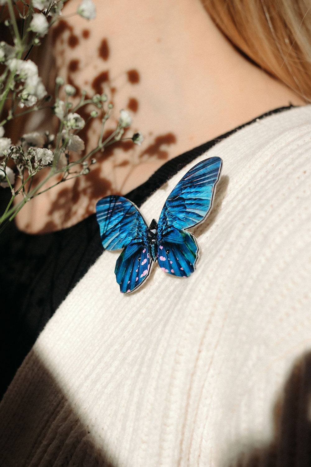 Taevalind Butterfly Brooch