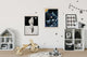Wall print "Poolused" by Mari Ojasaar (with print hangers) - KUMA Design Store